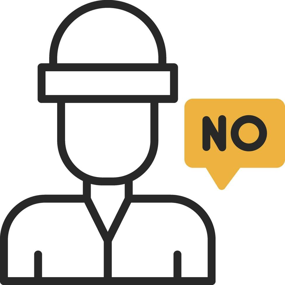 No  Vector Icon Design