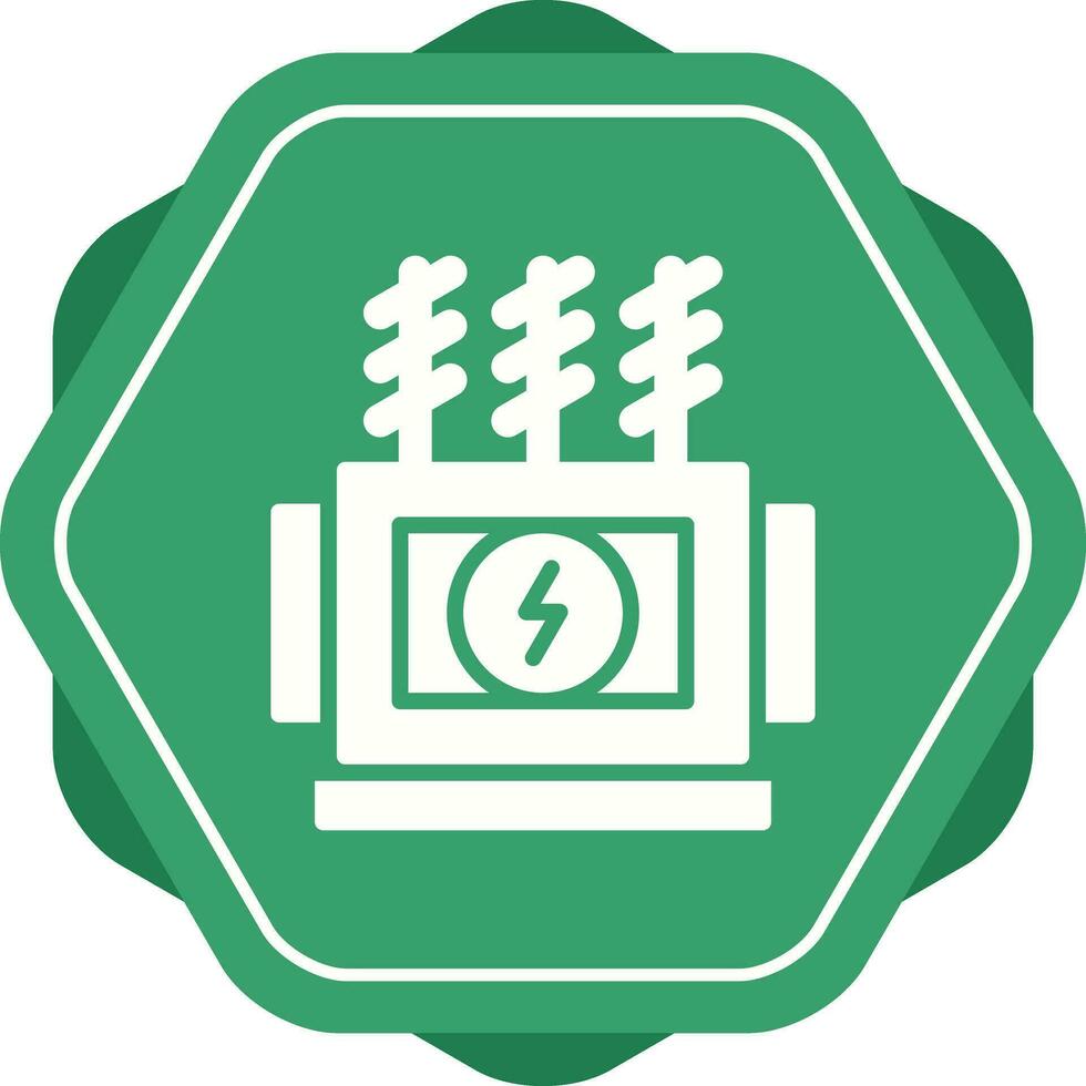 Power Transformer Vector Icon