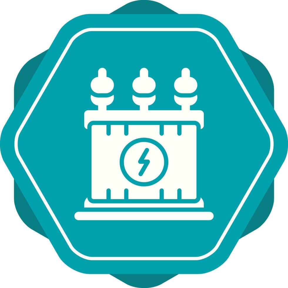 Power Transformer Vector Icon
