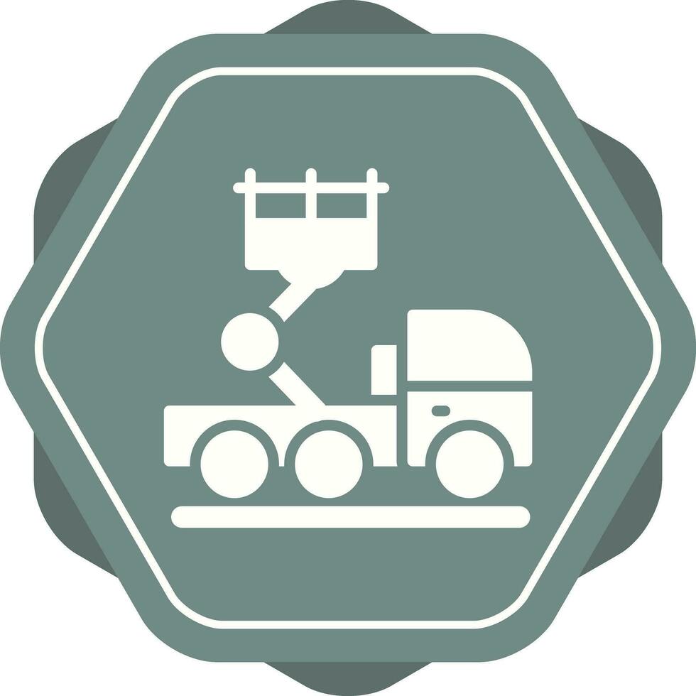 Ladder Truck Vector Icon
