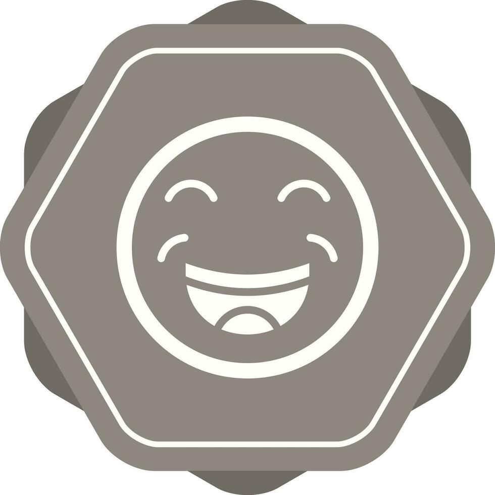 icono de vector de sonrisa