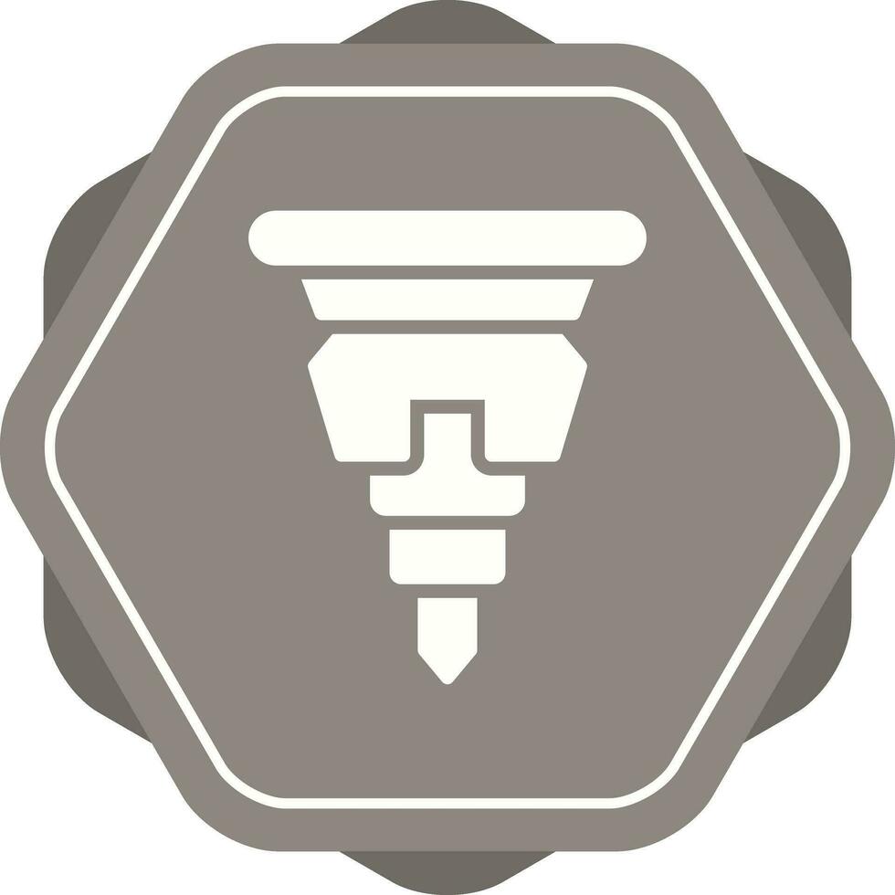 icono de vector de taladro