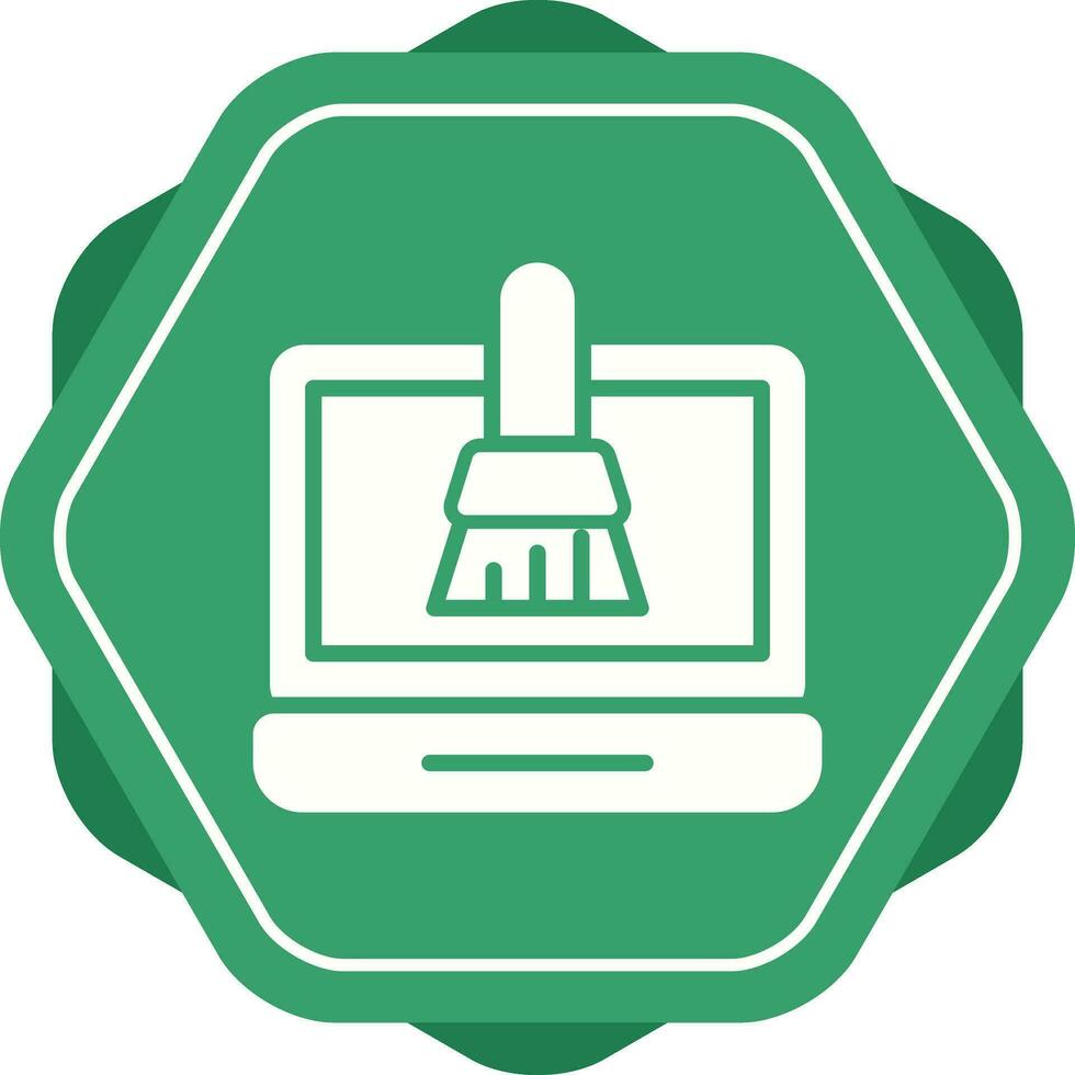 Disk Cleanup Vector Icon
