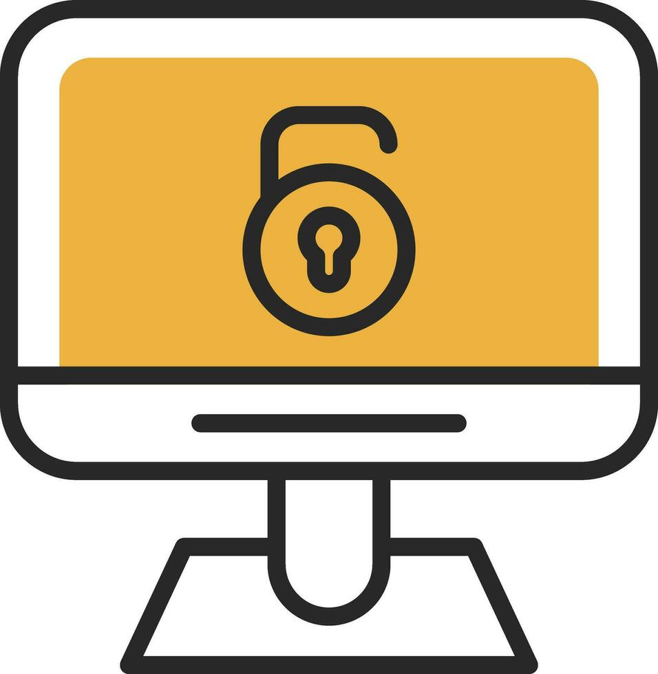 Unlock  Vector Icon Design