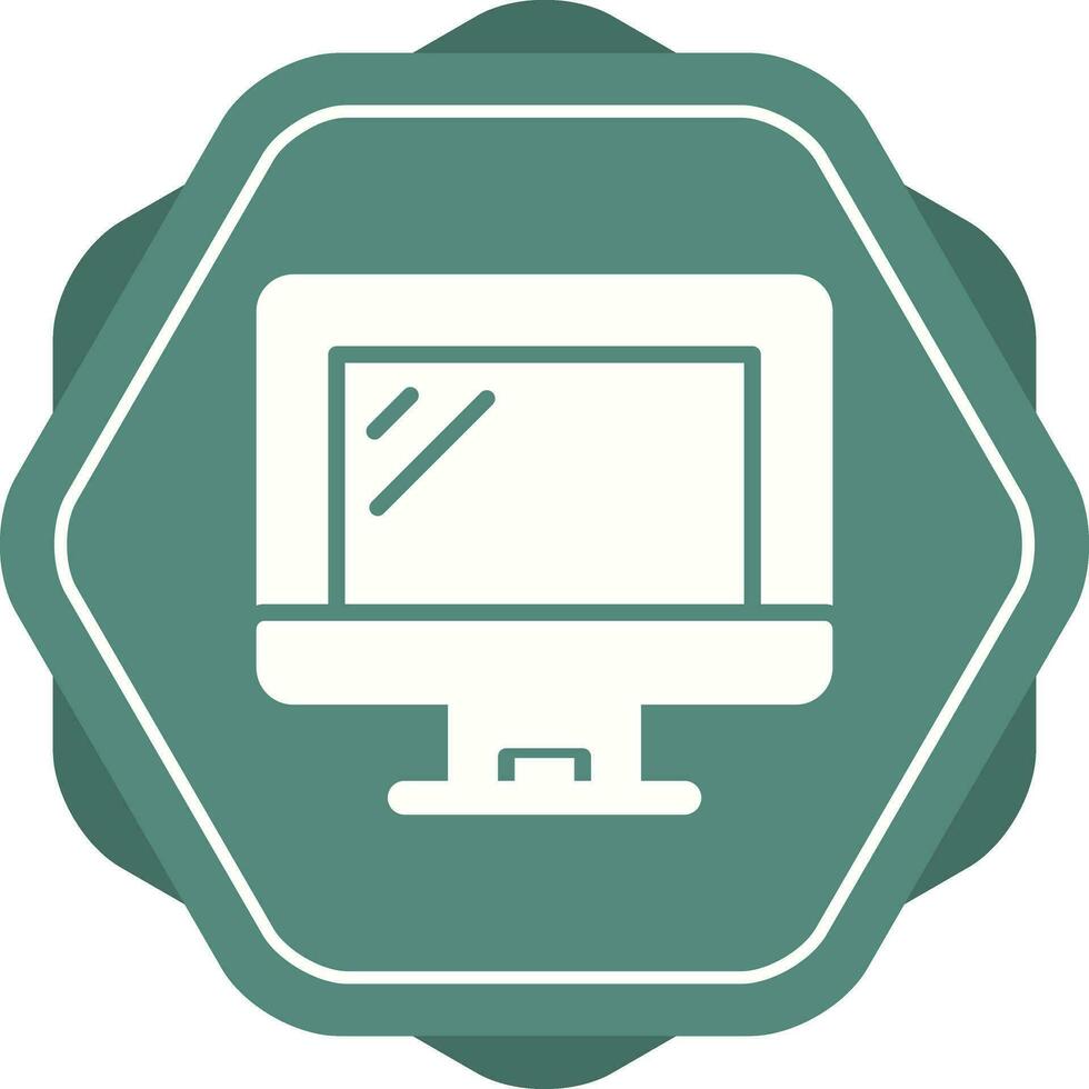 Computer Monitor Vector Icon