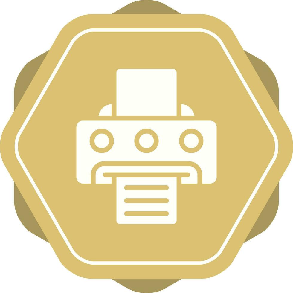 Document Print Vector Icon
