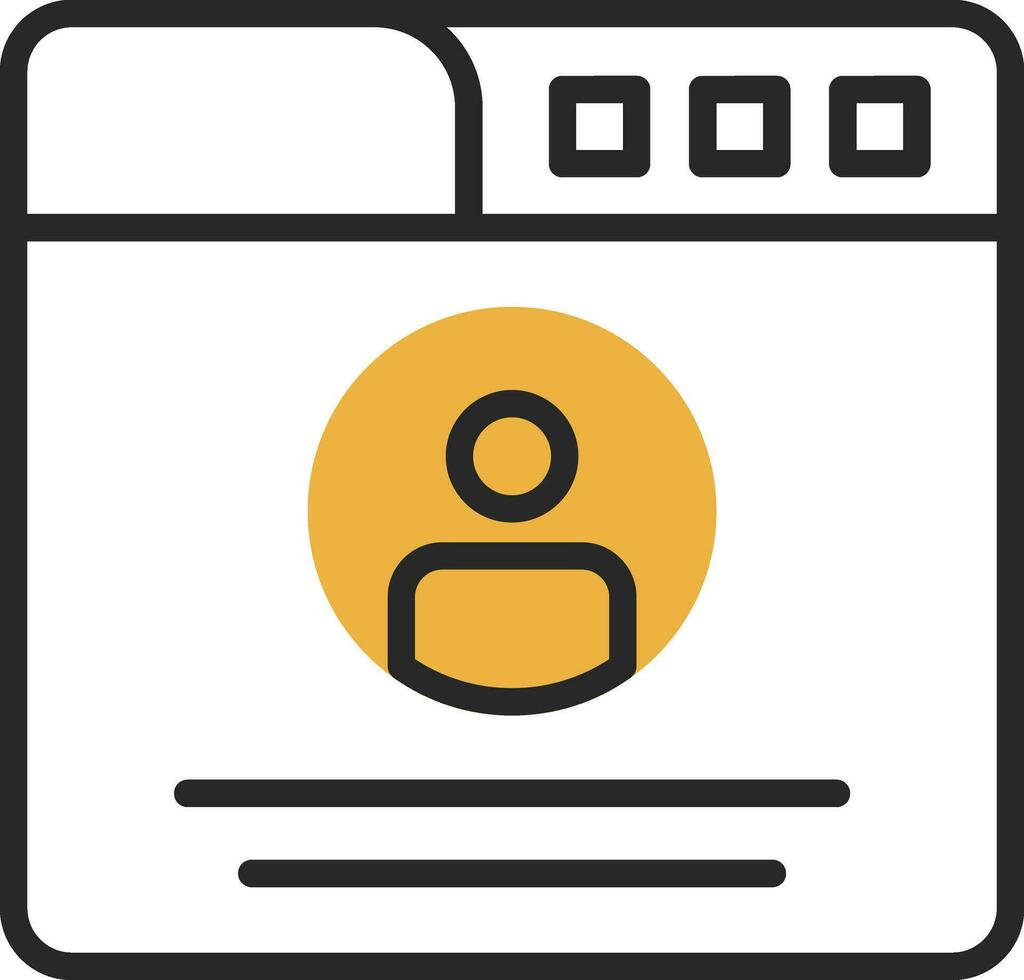 Profile  Vector Icon Design