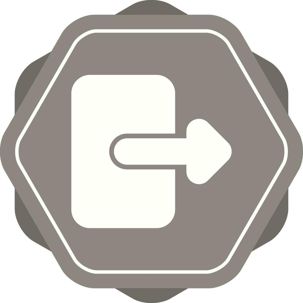 Exit Vector Icon