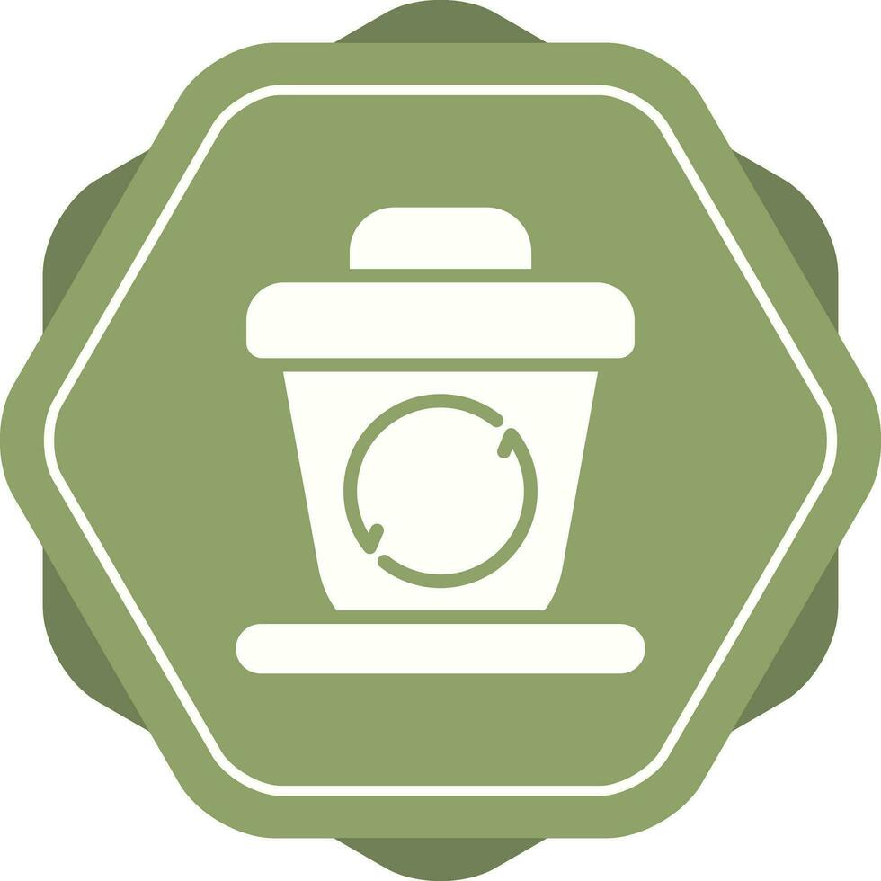 Recycling bin Vector Icon