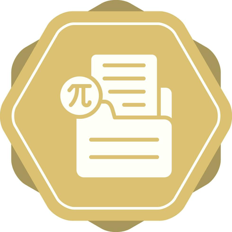 Document Insert Formula Vector Icon