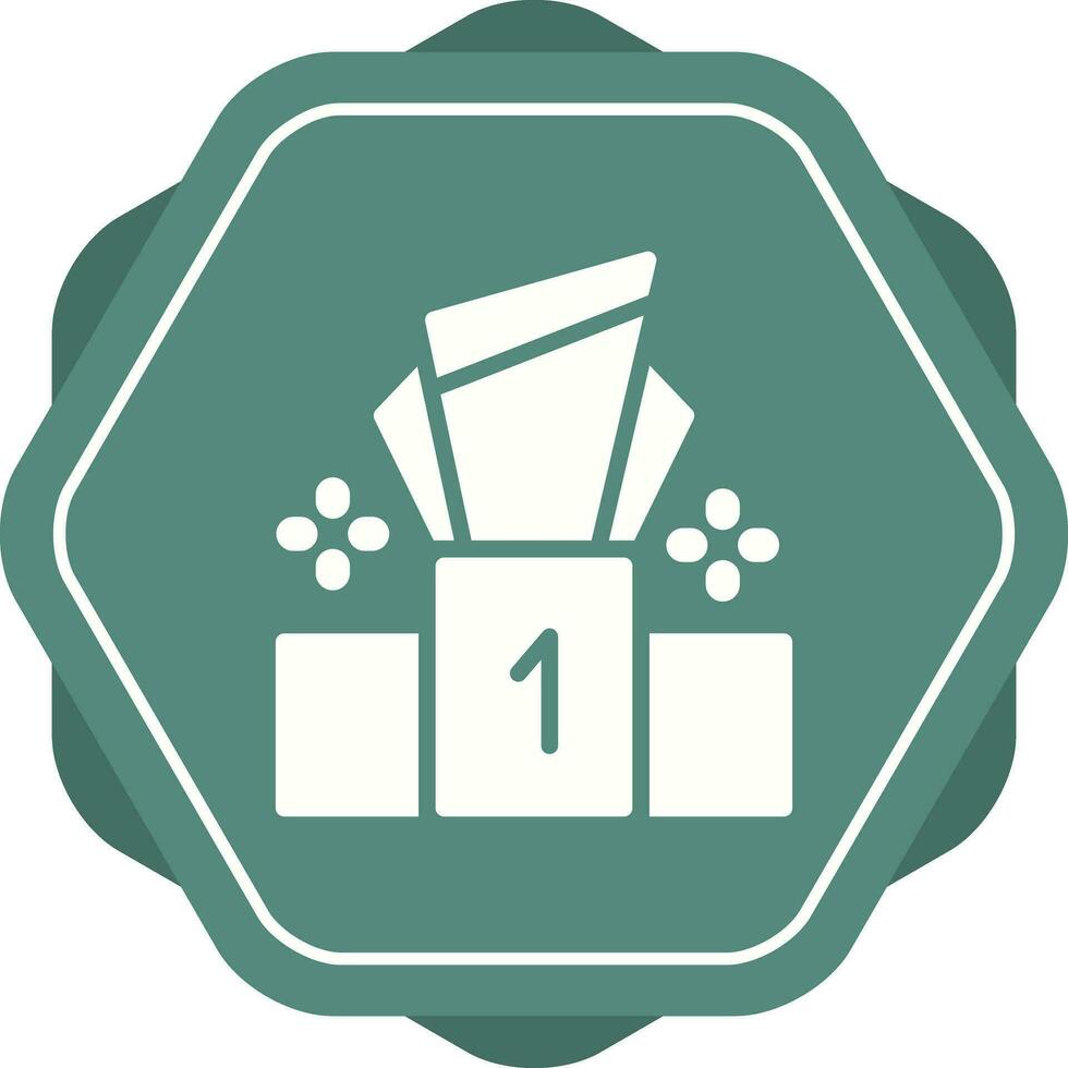 Podium Vector Icon
