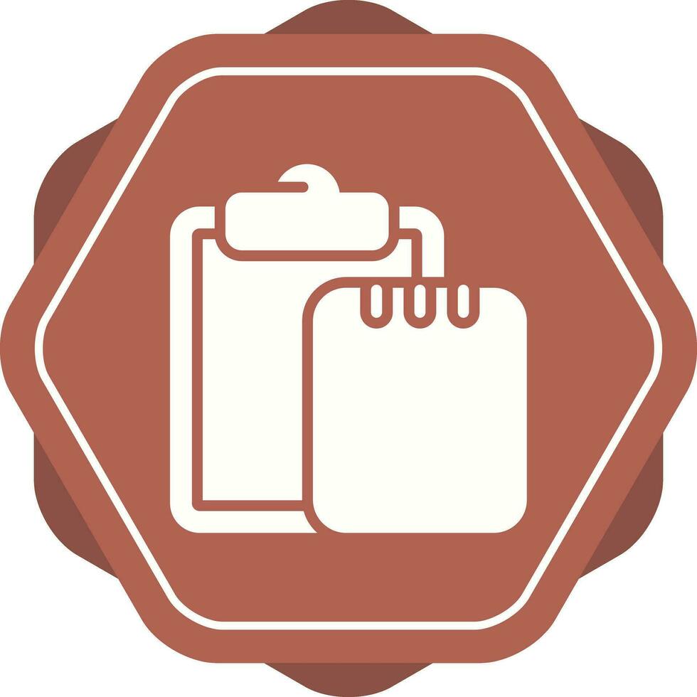 Task list with writing pad Vector Icon
