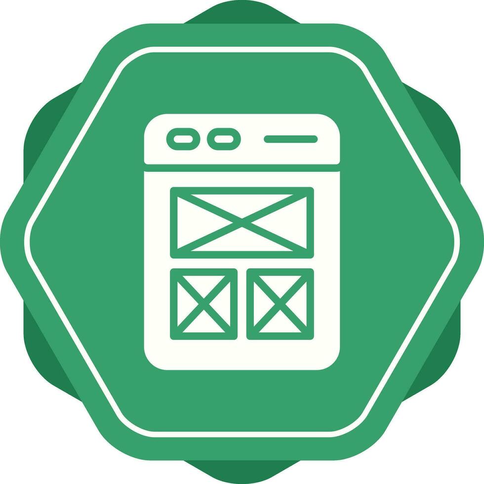 Wireframing Vector Icon