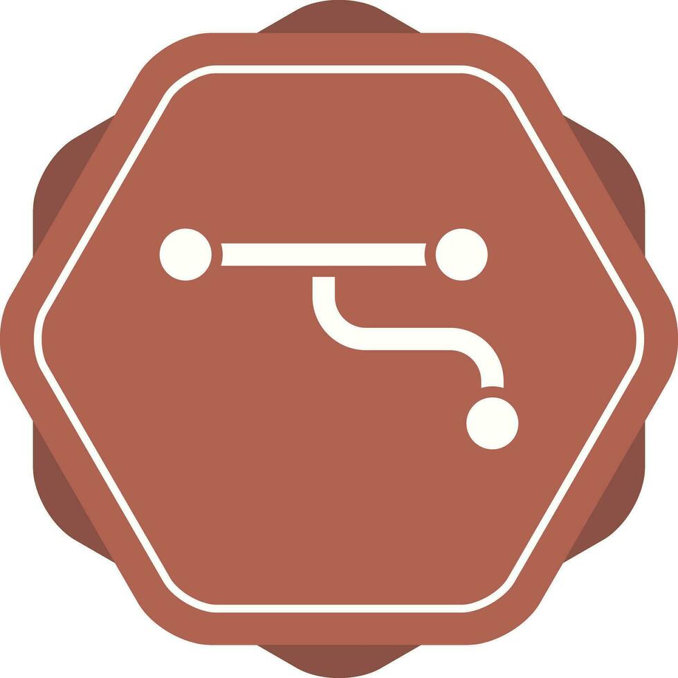 Divergence Vector Icon