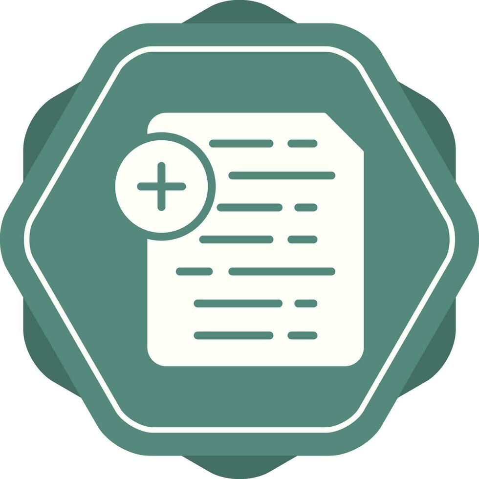 Document Insert Icon Vector Icon