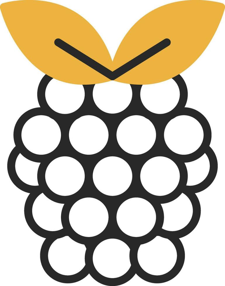 diseño de icono de vector de frambuesa