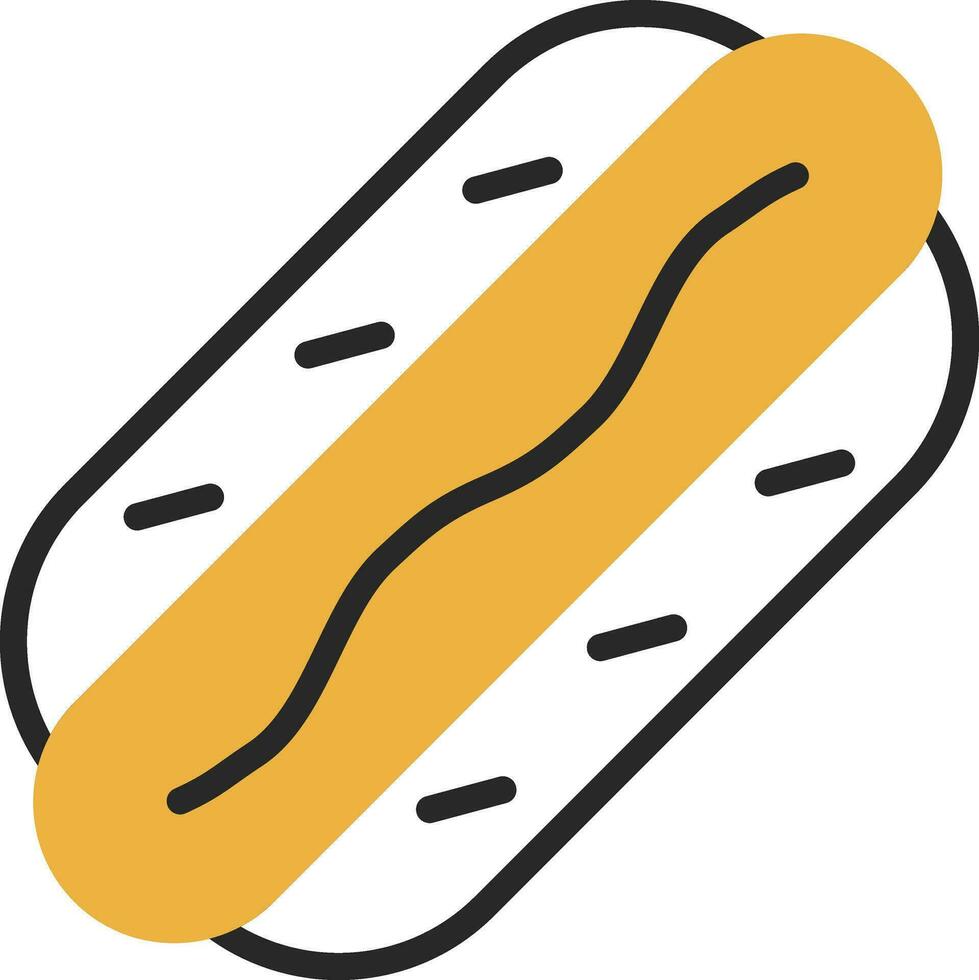 Hot Dog  Vector Icon Design