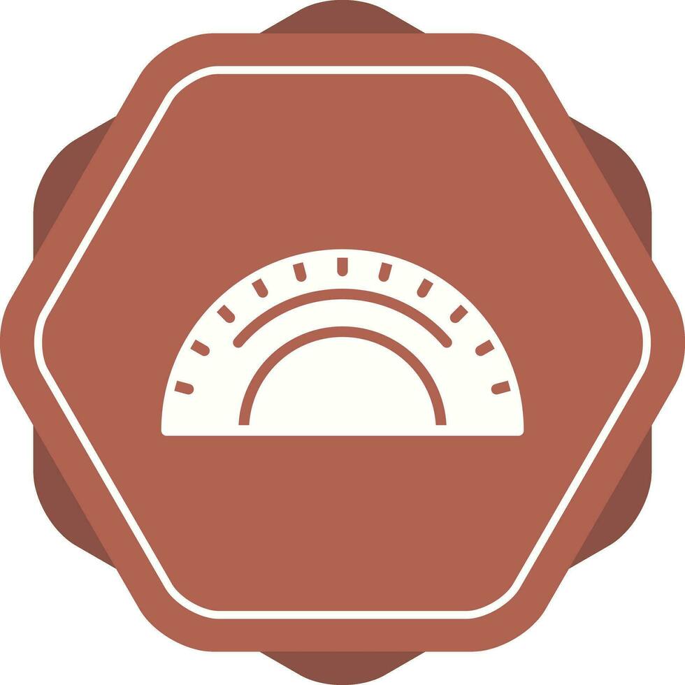 Protractor Vector Icon