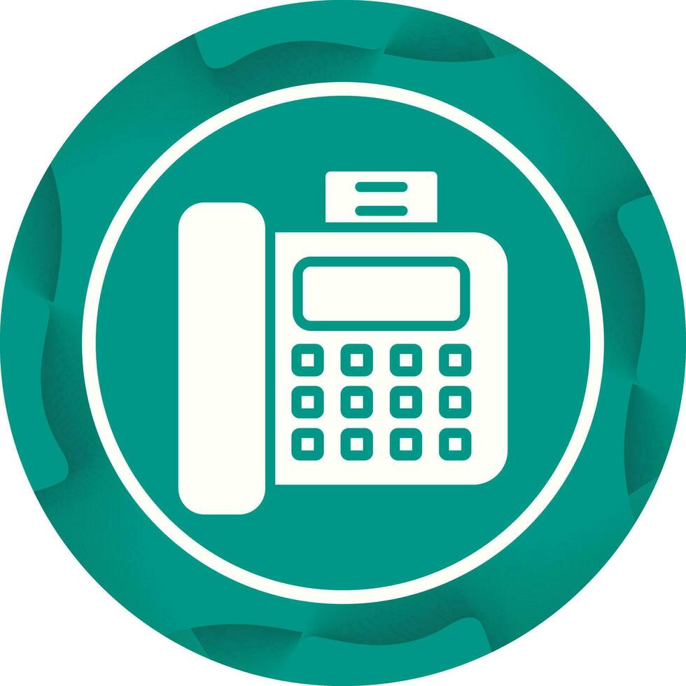 Fax Machine Vector Icon
