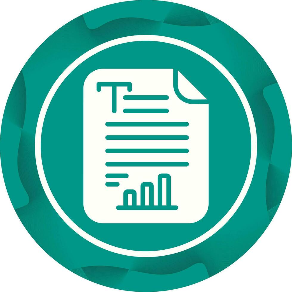 Text Analytics Vector Icon