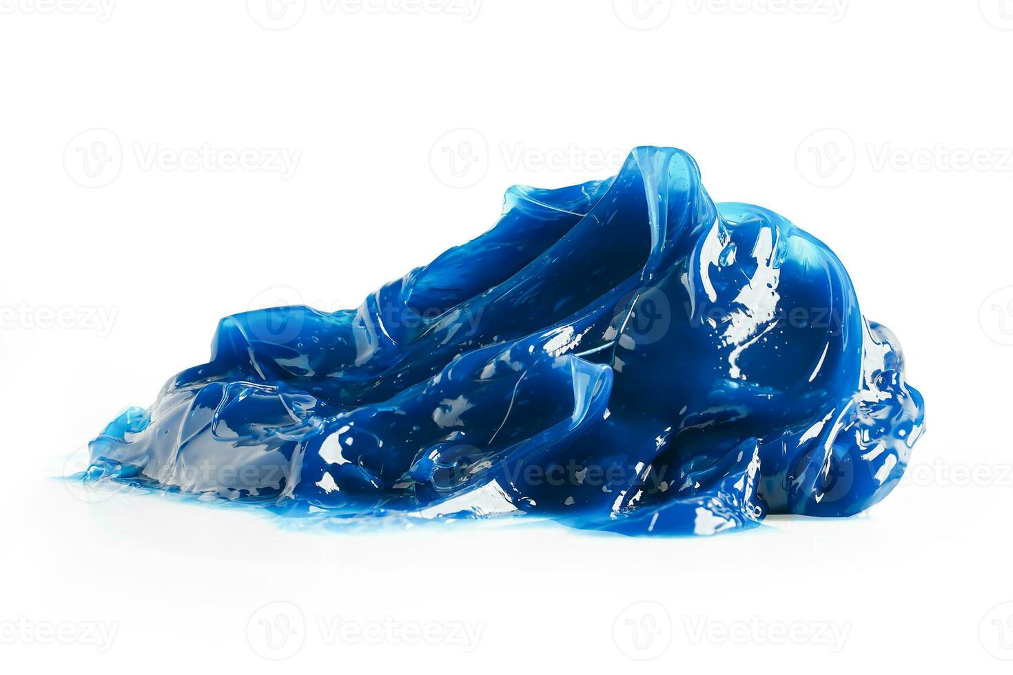 Grease, Blue premium quality synthetic lithium complex grease isolated on white background with clipping path. photo