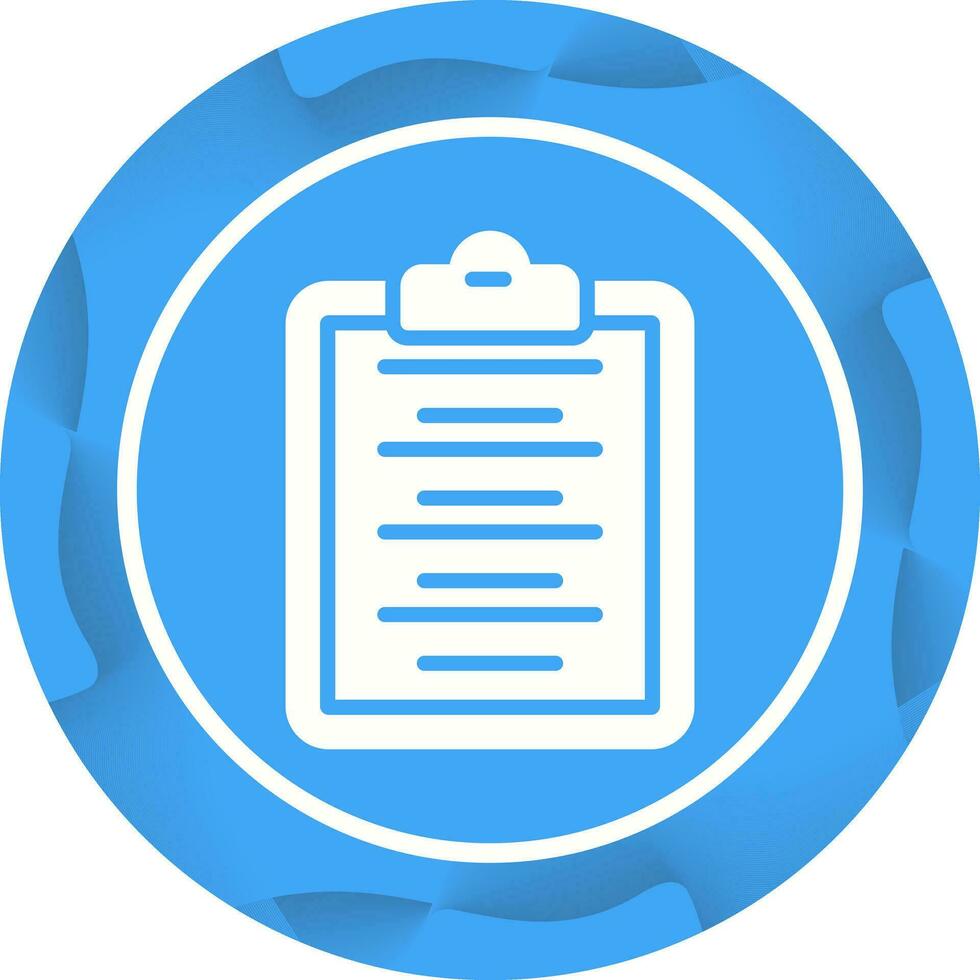 Writing Pad Vector Icon