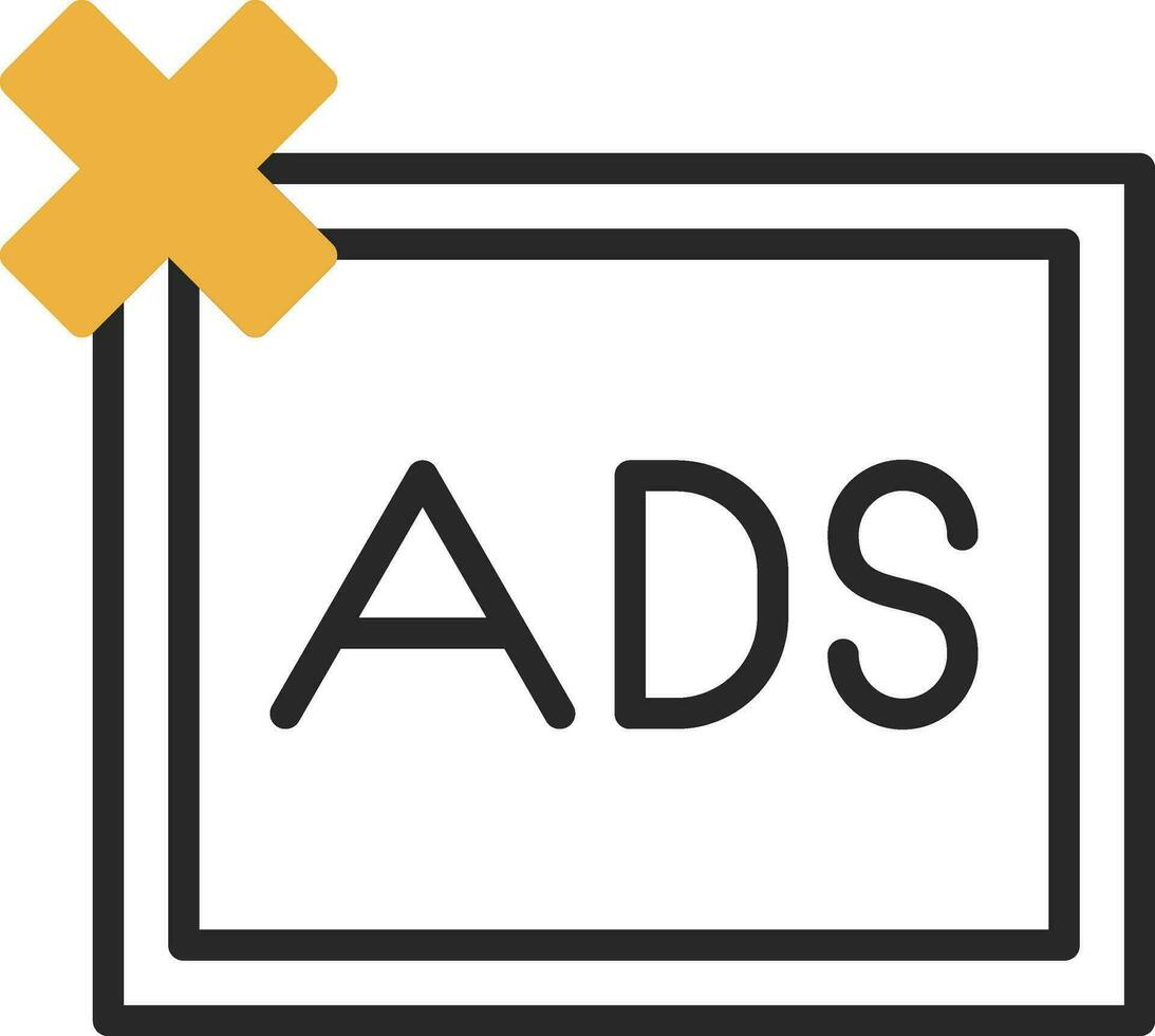 Remove ads  Vector Icon Design
