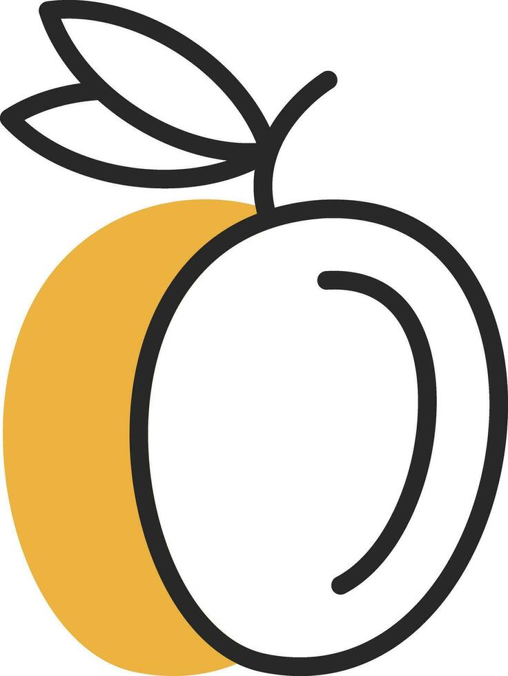 Peach Vector Icon Design