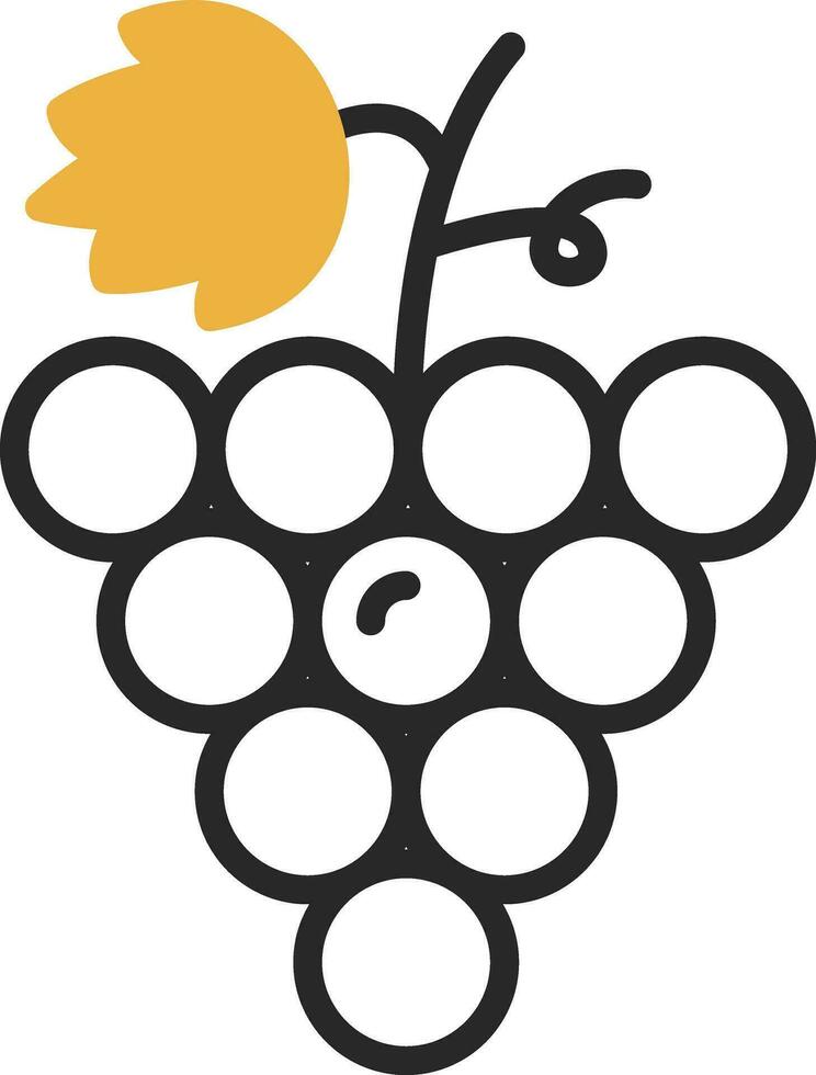 diseño de icono de vector de uvas