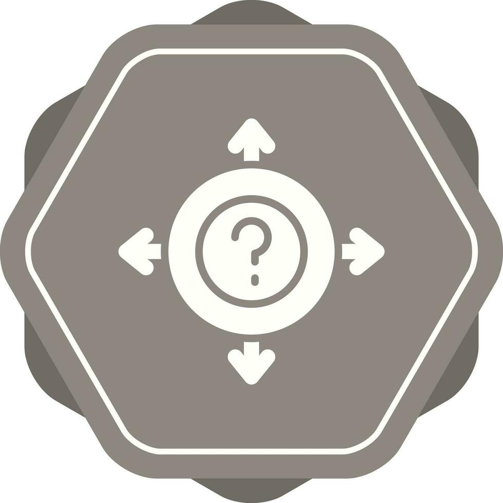 Uncertainty Vector Icon