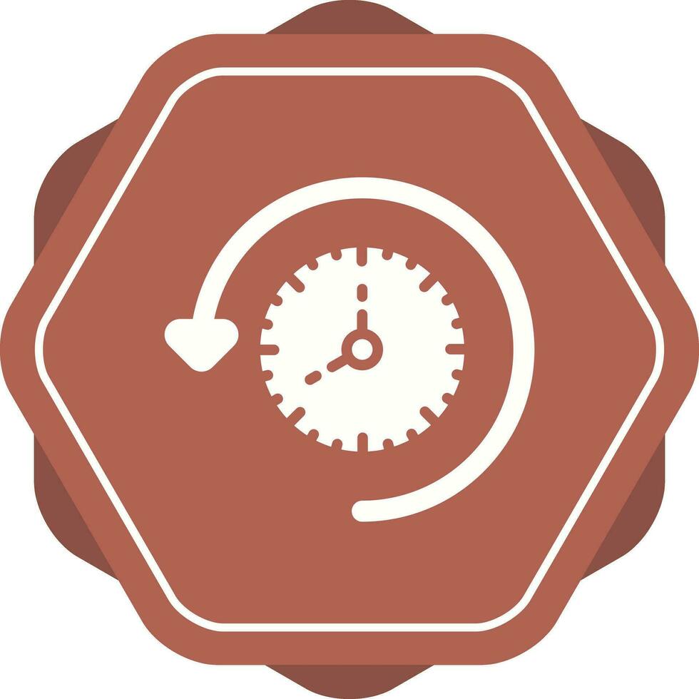 Time Past Vector Icon