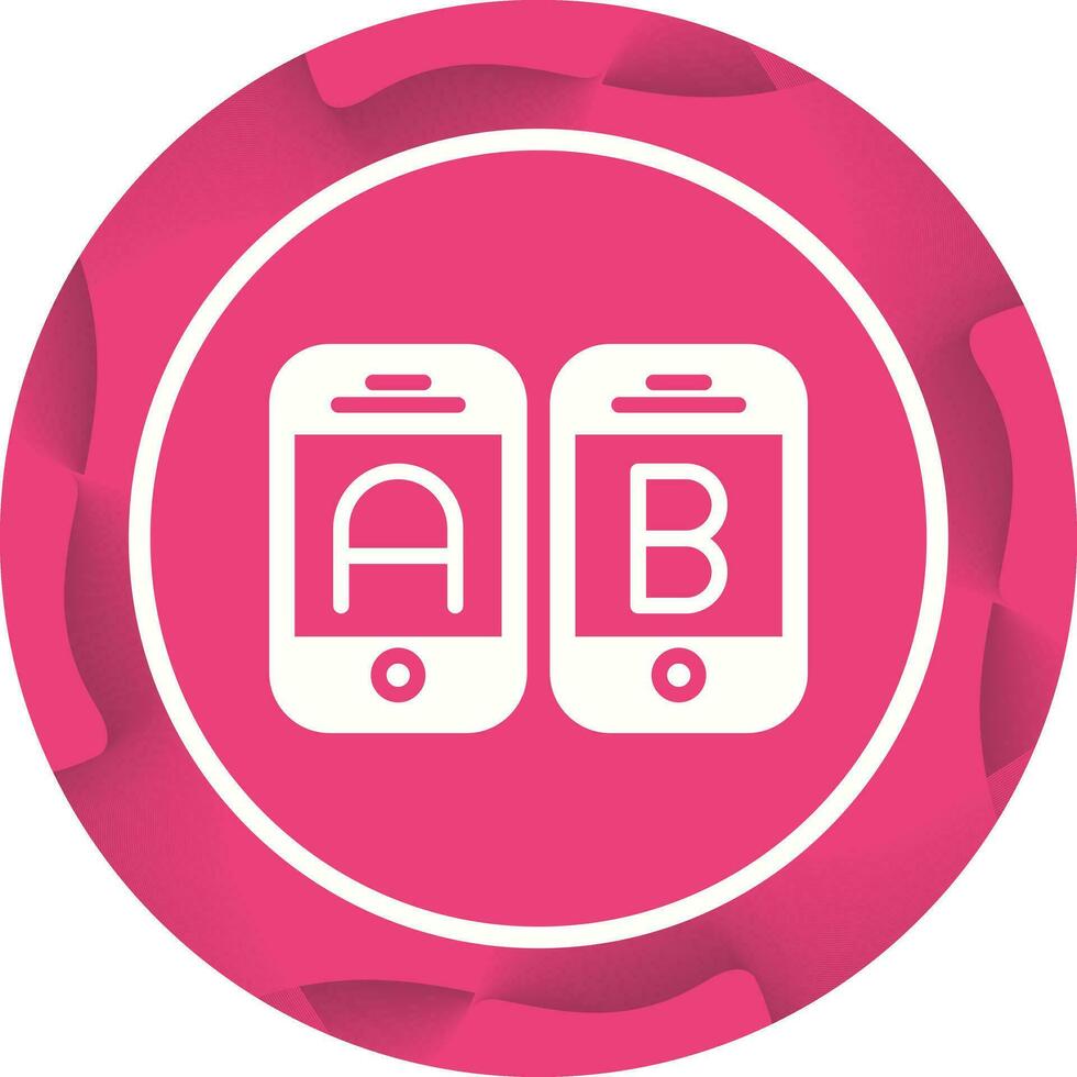 A B Testing Vector Icon
