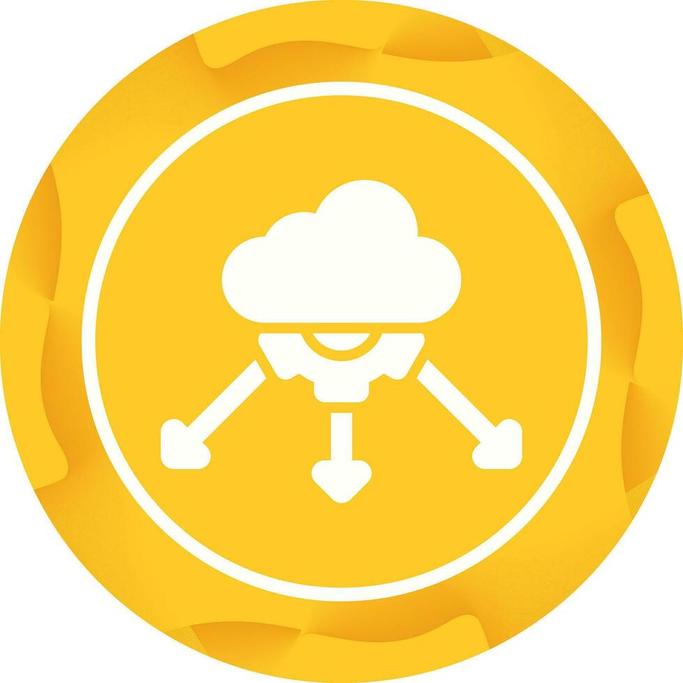 Network Load Balancing Vector Icon