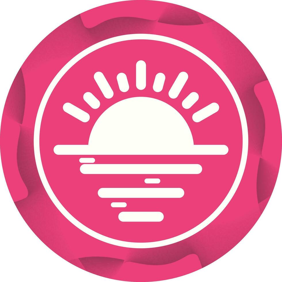 Sunset Vector Icon