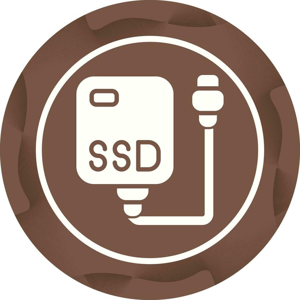 externo ssd vector icono