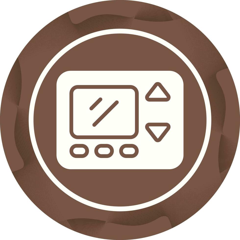 Smart Thermostat Vector Icon