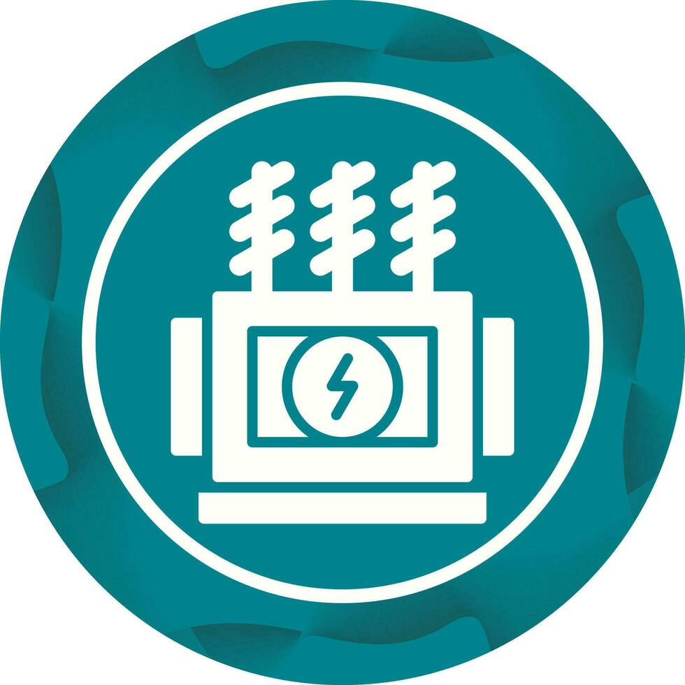 Power Transformer Vector Icon