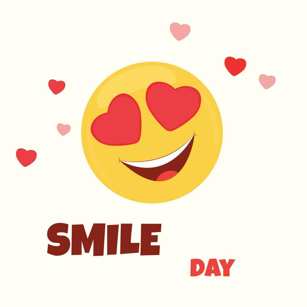 Smiley day. Emoticon on a white background. vector