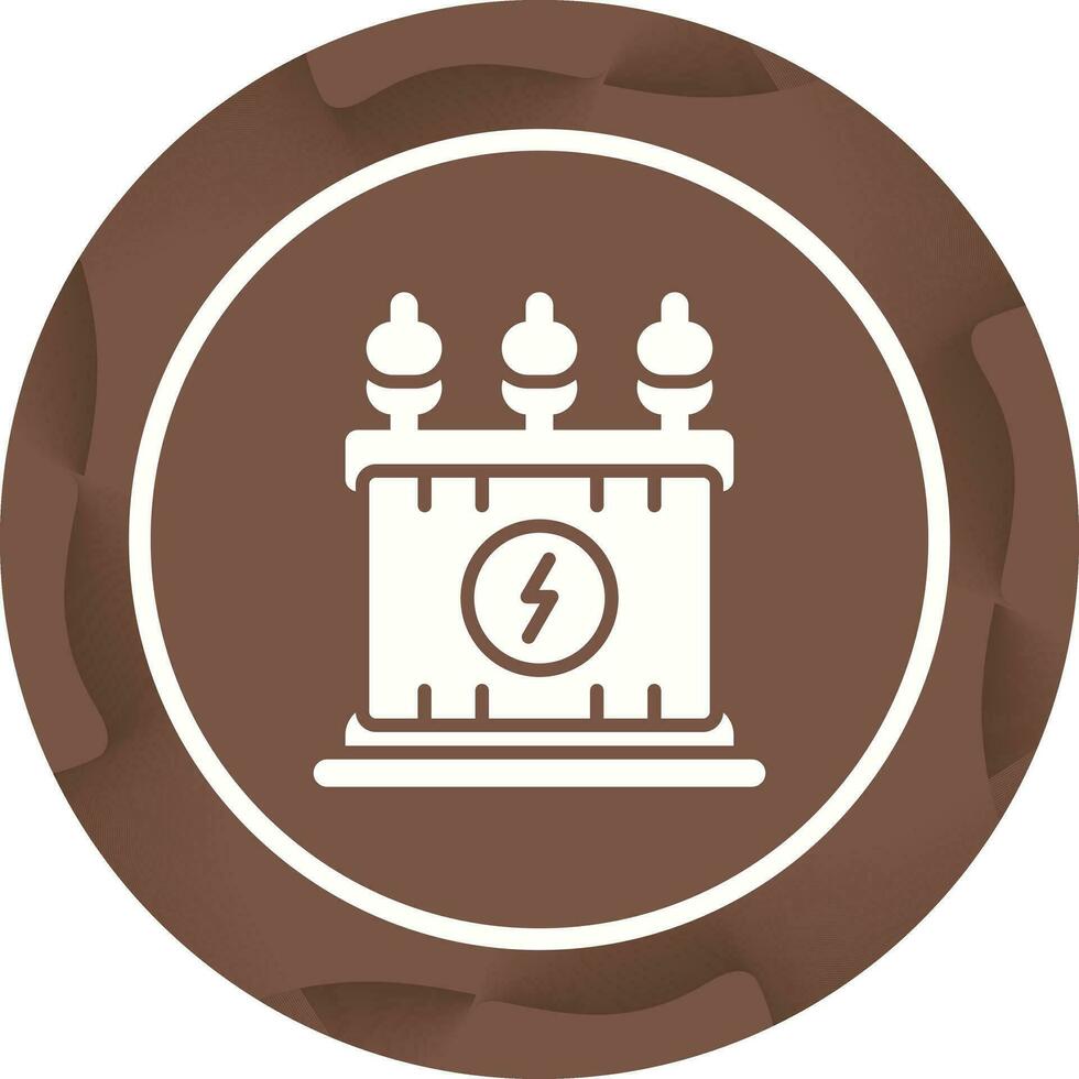 Power Transformer Vector Icon