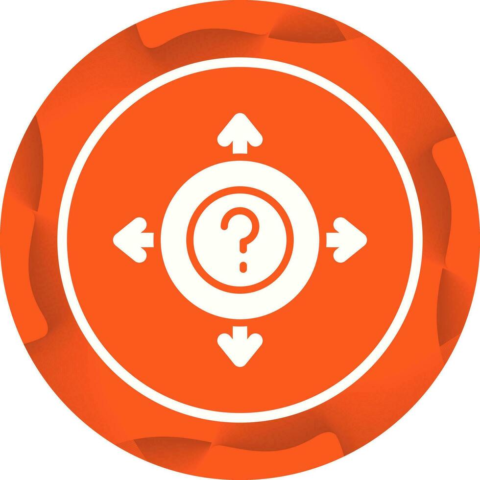 Uncertainty Vector Icon