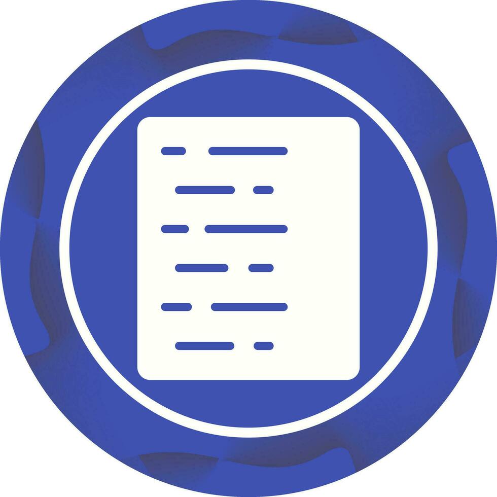 Document Align Left Vector Icon