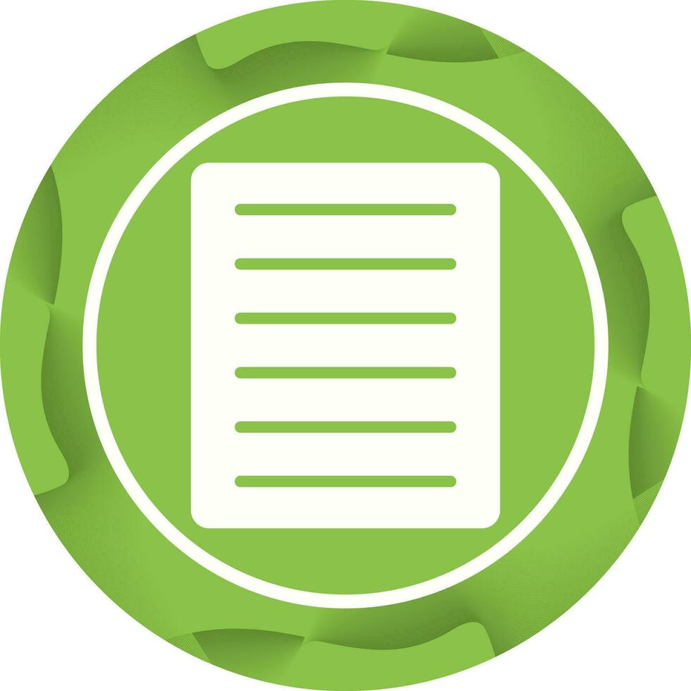 Document Align Justify Vector Icon