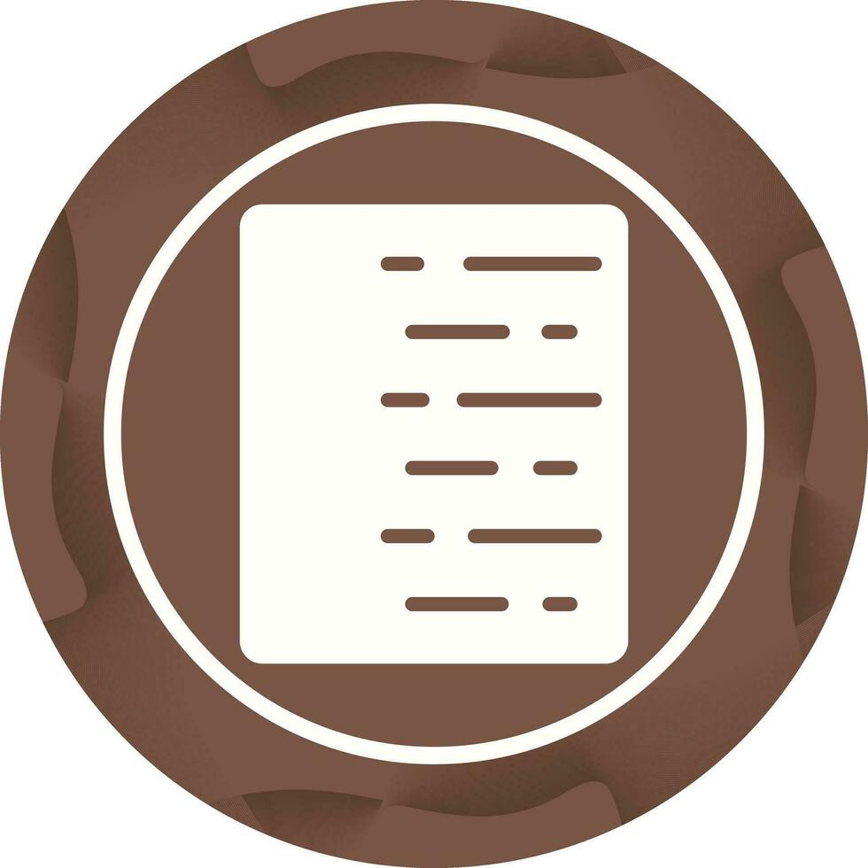 Document Align Right Vector Icon