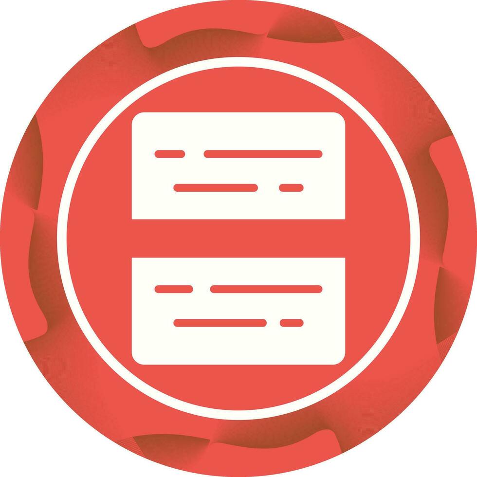 Document Split Vector Icon