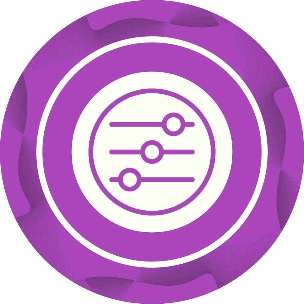 Settings Sliders Vector Icon
