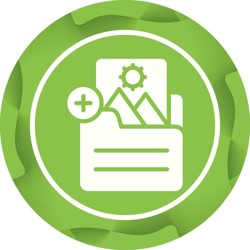 Document Insert Image Vector Icon