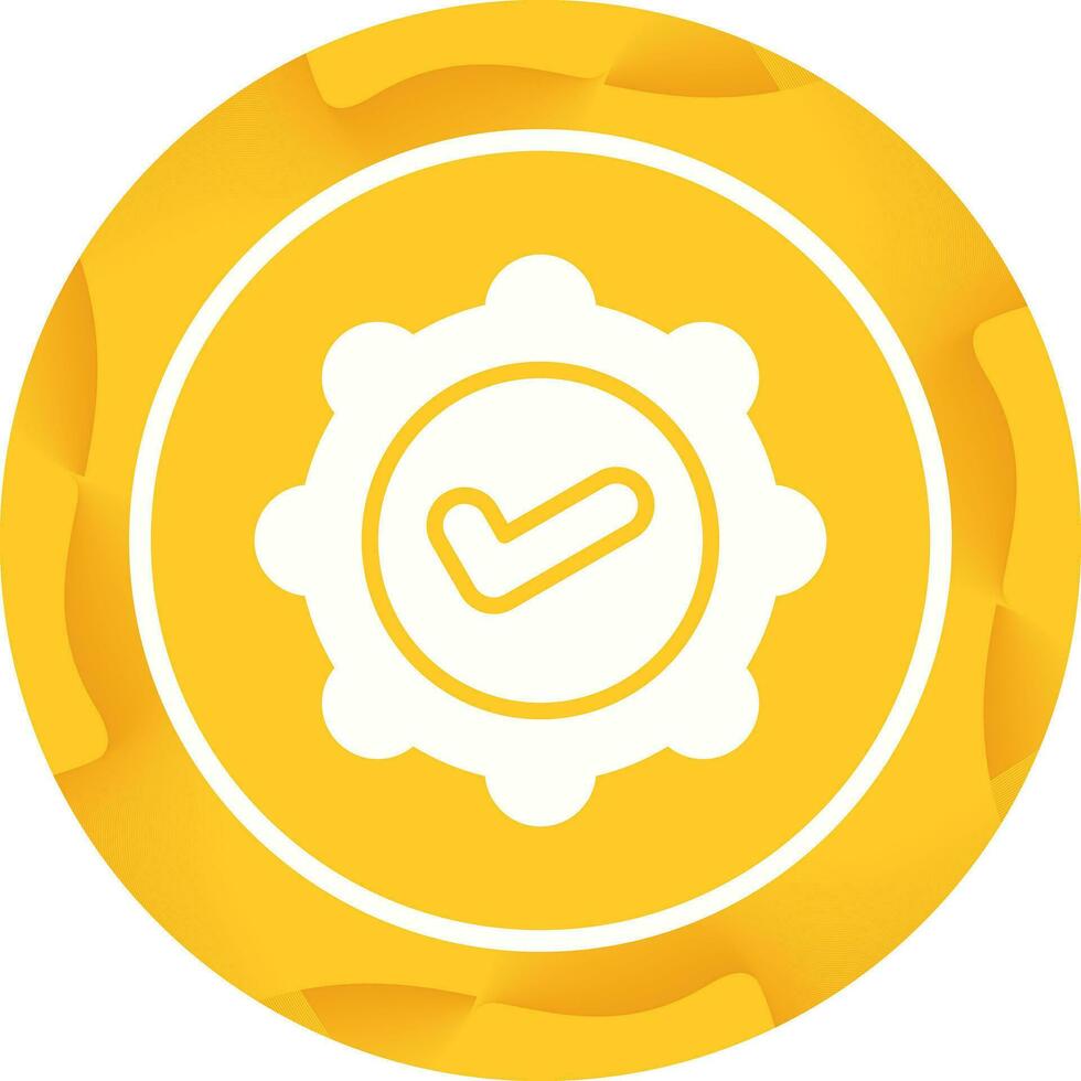 Badge Check Vector Icon