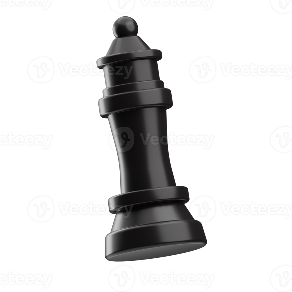 échecs objet reine illustration 3d png