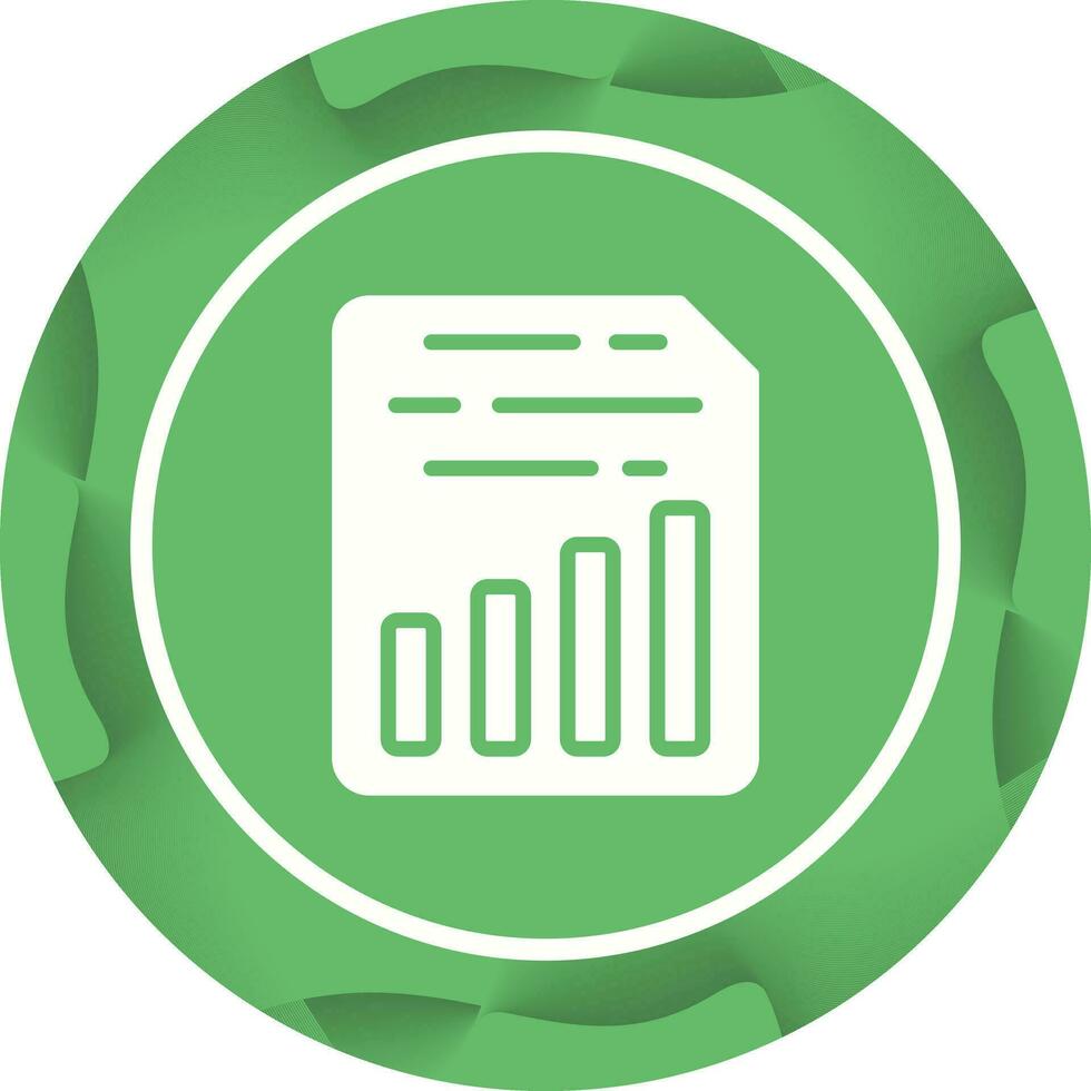 Document Insert Chart Vector Icon