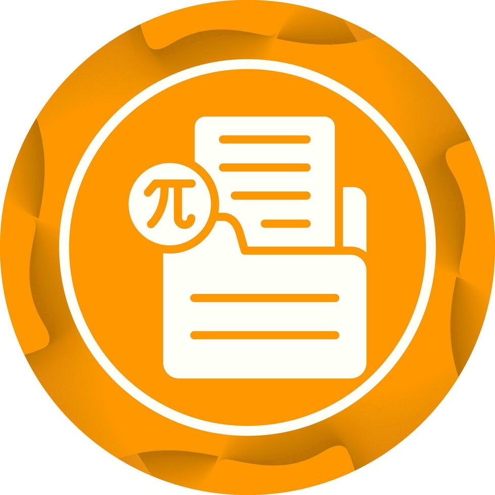 Document Insert Formula Vector Icon